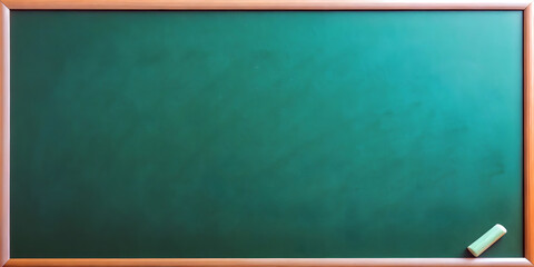 blank blackboard green board, back to school, green chalkboard with frame, Education concepts. green background, green background, blank green chalkboard, a blank green board school, with Generated AI