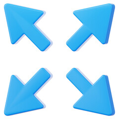 Expand User Interface 3D Icon