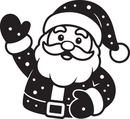 Lustige Weihnachtskarten-Illustrationen 