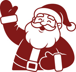 Lustige Weihnachtskarten-Illustrationen 