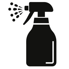 Disinfectant Spray silhouette vector illustration