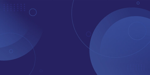 Abstract blue circle background, blue gradient abstract geometric background
