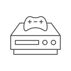 Gaming Device  thinline icon , vector, pixel perfect, illustrator file 
