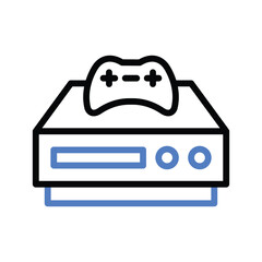 Gaming Device  Outline bold Vector Icon which can be easily modified or Edited 

