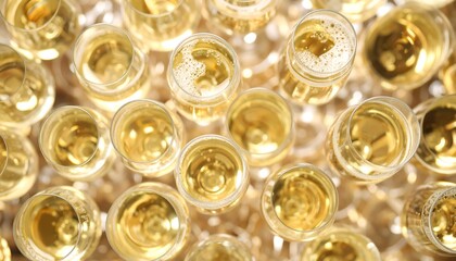 Champagne flutes with party, and celebration.