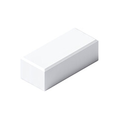 Fototapeta premium Minimalist White Rectangular Block on a Soft White Background for Creative Design and Artistic Projects