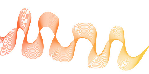 Multicolor gradient wave lines vector background, twisted curve lines and blend effect, frequency sound wave lines, 3d contour line patterned background illustration.