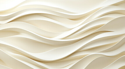 Obraz premium Abstract, flowing, creamy waves of light beige