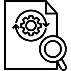 Recovery Plan line icon