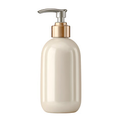 Stylish Cream Bottle with Pump Top for Cosmetic or Personal Care Products Display