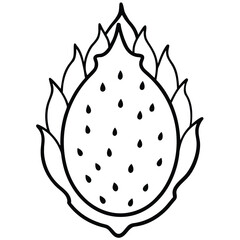 vector illustration of an apple