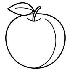 vector illustration of an apple