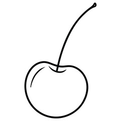 cherry fruit vector illustration