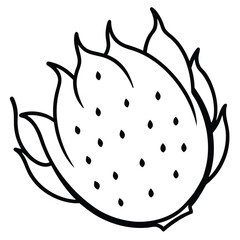 vector illustration of an apple