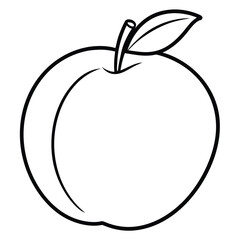 vector illustration of an apple