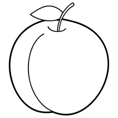 vector illustration of an apple