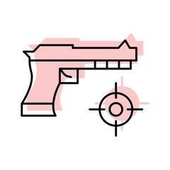 Shooting Gaming vector, pixel perfect, illustrator file 
