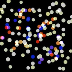 abstract background with bokeh