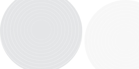 White geometric abstract background overlap layer on bright space with lines effect decoration. Modern graphic design element circles style concept for banner.