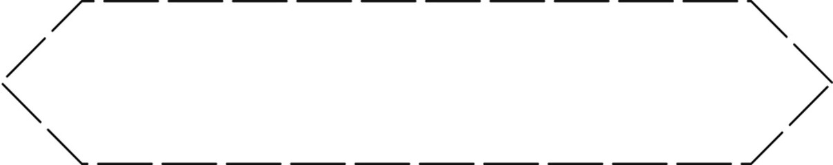 Dashed line square shapes. Elements for design