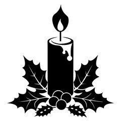 vector illustration of a candle