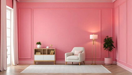 Obraz premium white living room