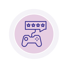 Game Review vector, pixel perfect, illustrator file 
