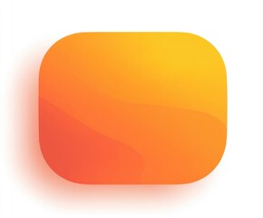 Rounded orange square button