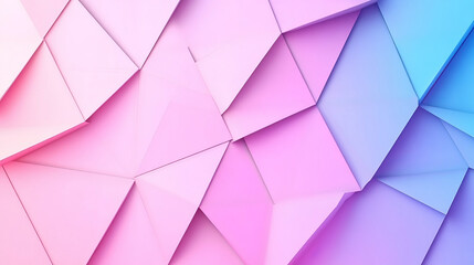 Obraz premium Abstract geometric shapes in pastel colors