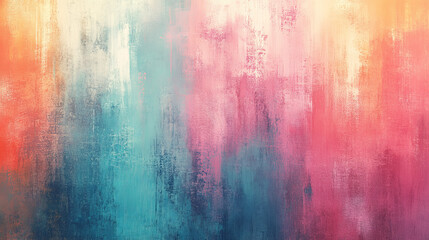 Obraz premium Abstract colorful painting with vibrant hues and textured brushstrokes