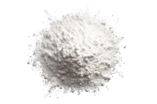 Pile of white flour