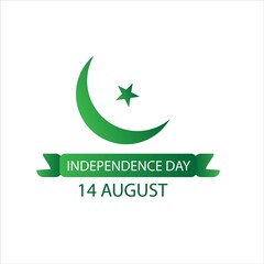independence day, green eco friendly logo