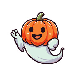 Pumpkin Ghost Icon