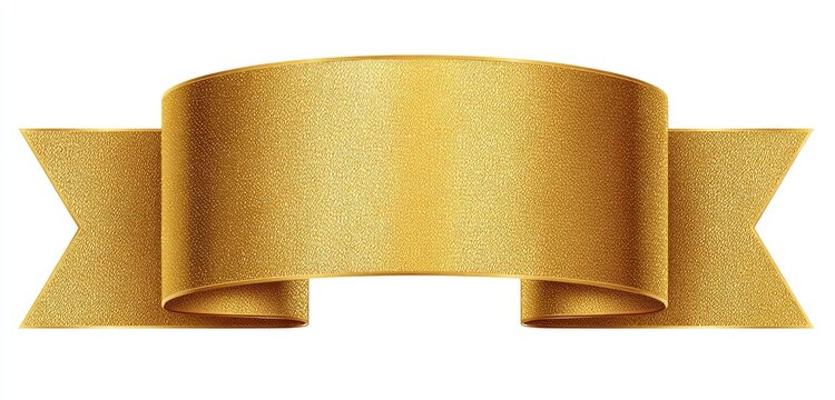 Golden ribbon banner (1)