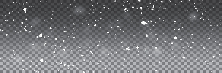 Heavy bokeh light snowfall snowflakes background. snow flakes snowfall background. 