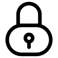 Lock Security Icon Vector