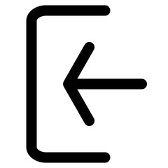 Left Arrow Icon Vector