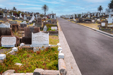 The Waverley Cemetery is a heritage-listed cemetery on top of the cliffs at Bronte. Opened in 1877....