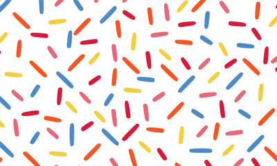 Colorful donut glaze with sprinkles. Donut Sugar Decoration.