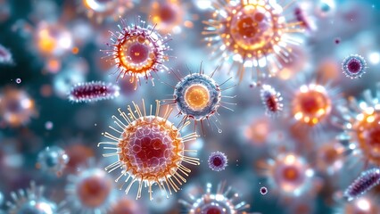 High-resolution image of active ciliated microbes viewed through a microscope. Useful for science projects, biology media, or microbiology diagrams