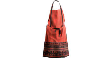 Stylish apron with vibrant patterns for kitchen use and cooking