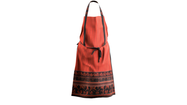 Stylish apron with vibrant patterns for kitchen use and cooking