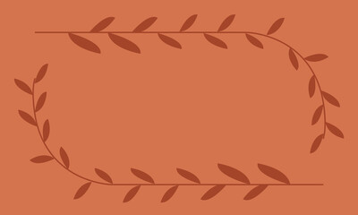 simple modern style, abstract backgrounds and graphic prints - decorative frames with copy space for text for social media stories in boho minimal style