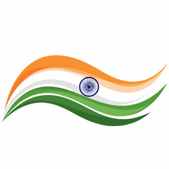 vector illustration of a green leaf india