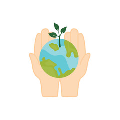 Earth Day. Eco friendly concept. Vector illustration. Earth day concept. World environment day background. Save the earth. Happy Earth Day Poster or Banner Background