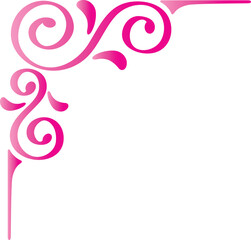 pink frame vector