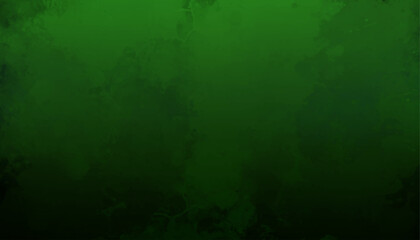 Dark and Vibrant Green Abstract Ink Texture Background