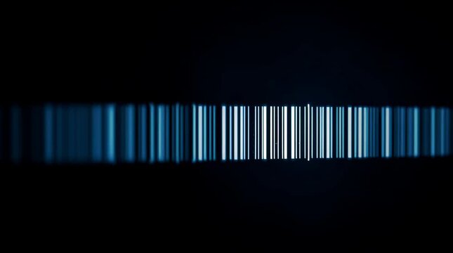 A close-up of a blue and white light spectrum, capturing the essence of scientific discovery 