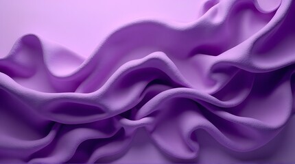 Fototapeta premium Flowing twisted purple cloth background. 