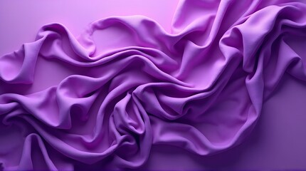 Obraz premium Flowing twisted purple cloth background. 